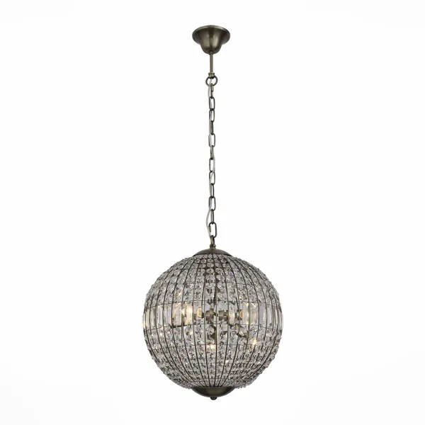 Люстра подвесная Бронза/Прозрачный E14 5*40Вт SL226.303.05 ST LUCE