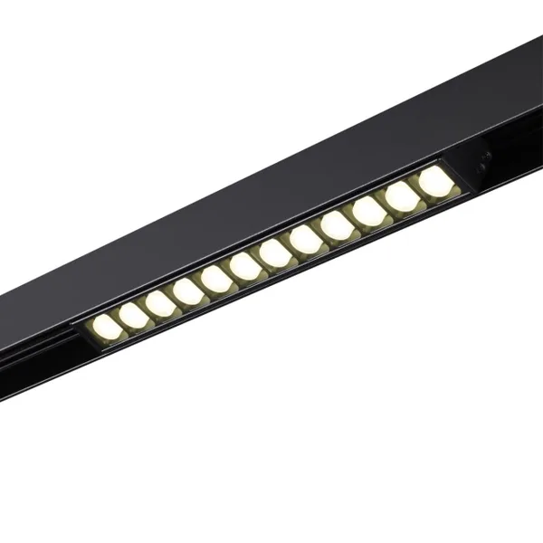 Трековый св-к для низков.шинопровода IP20 LED 4000K 12W 48V FLUM черн C NOVOTECH — фото 6