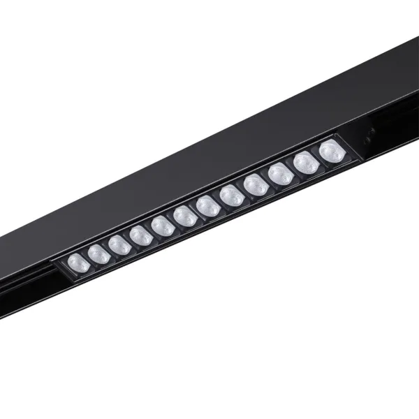 Трековый св-к для низков.шинопровода IP20 LED 4000K 12W 48V FLUM черн C NOVOTECH — фото 7