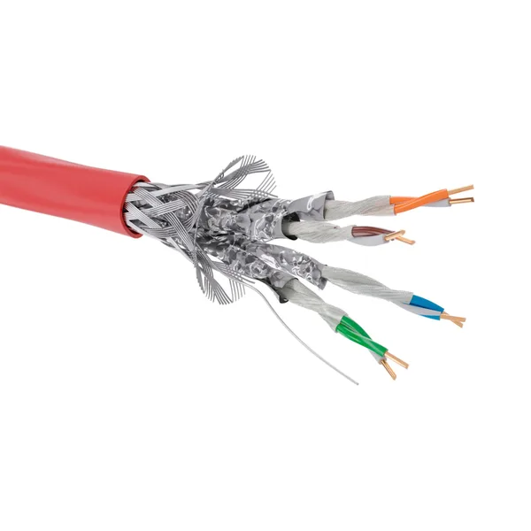 Кабель CAT 5е, S/FTP, нг(А)-FRHF, бухта 305м, красный DKC