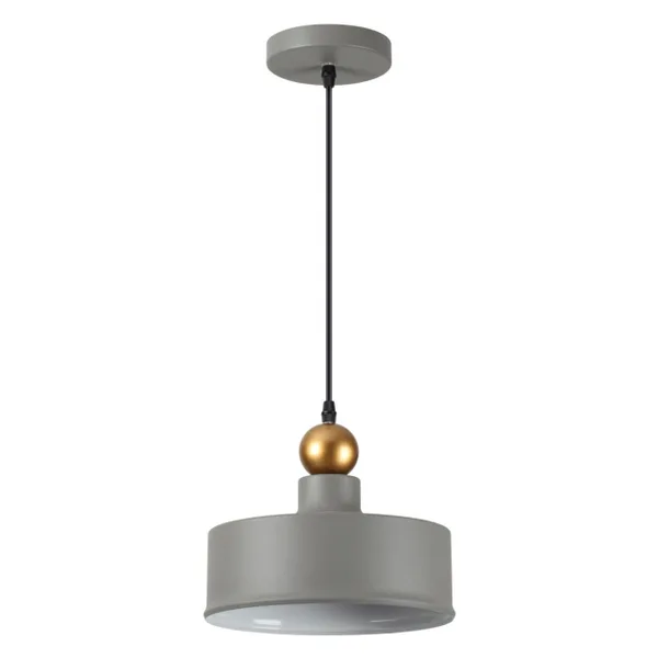 Подвес Е27 1*40W BOLLI серый/золотой ODEON LIGHT