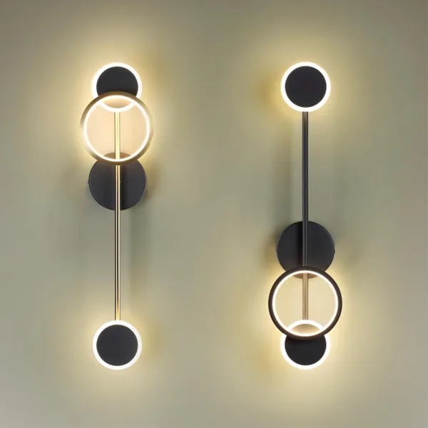 Настенный св-к IP20 LED 16W 555Лм 3000K DENZEL металл/черный с бронзой ODEON LIGHT — фото 3