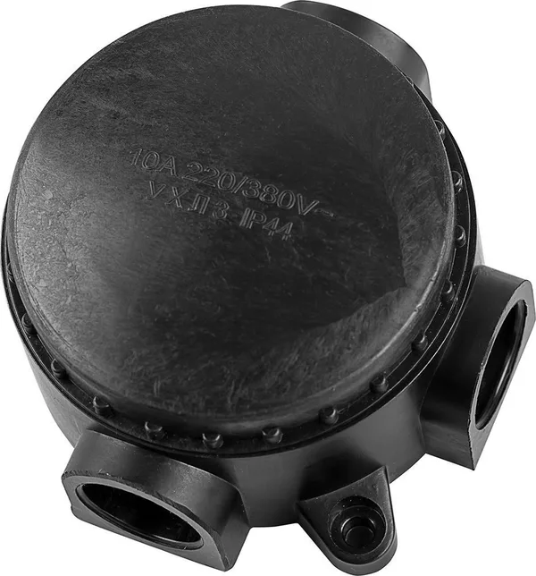 Монтажная разветвительная коробка КЭМ 1-10-3М , 380V, 90х44х102, черный Feron