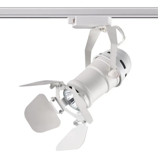 Св-к трековый однофазный IP20 GU10 50W 220V UFO белый NOVOTECH