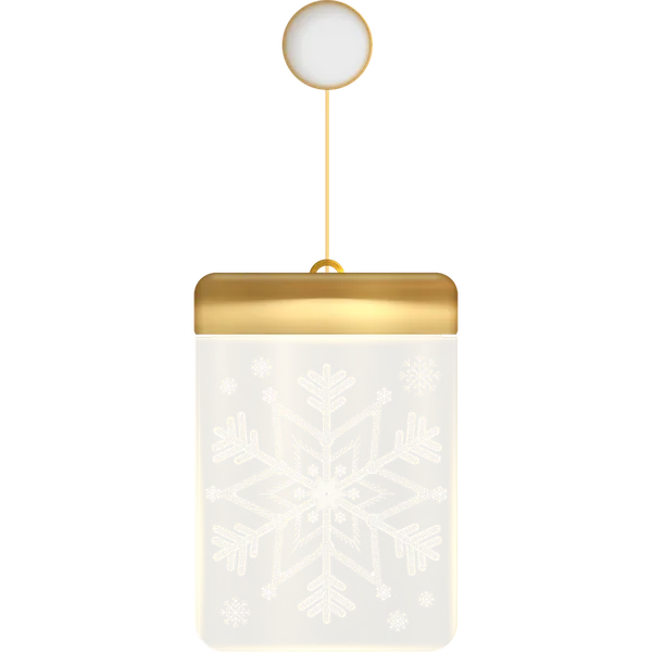 СНЯТ Светильник новогодний SNOWFLAKE 3D, 3хААА, 115х160мм Ritter