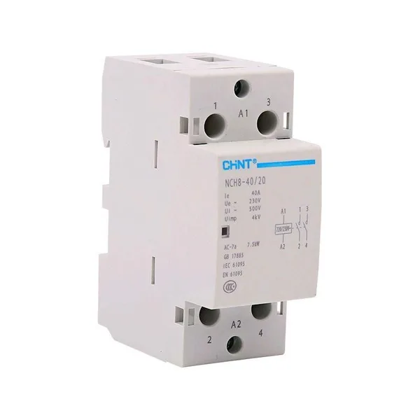 Контактор модульный NCH8-40/20 40A 2НО AC24В, 50Гц (R) CHINT
