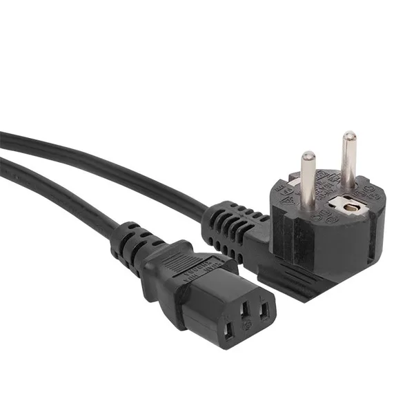 Кабель питания TERACOM для PDU IEC 60320 C13 - CEE 7/7 (Schuko) сечение 3x1,5мм2 250В 10A длина 2,0 метра EKF — фото 2