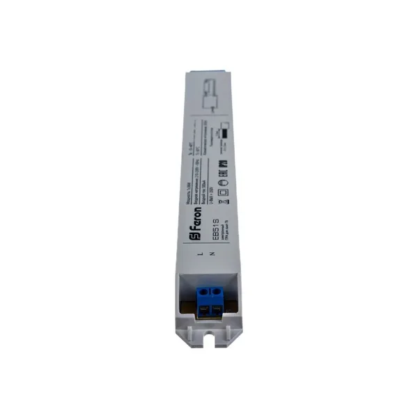 Аппарат пускорегулирующий электронный (балласт), 1*36W T8/G13 230V, EB51S Feron — фото 8
