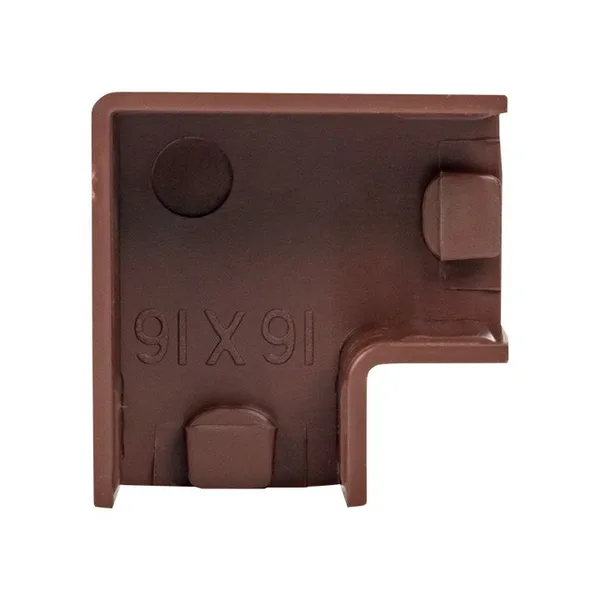 Поворот 90 гр, (16х16) (4 шт) темное дерево EKF-Plast — фото 3