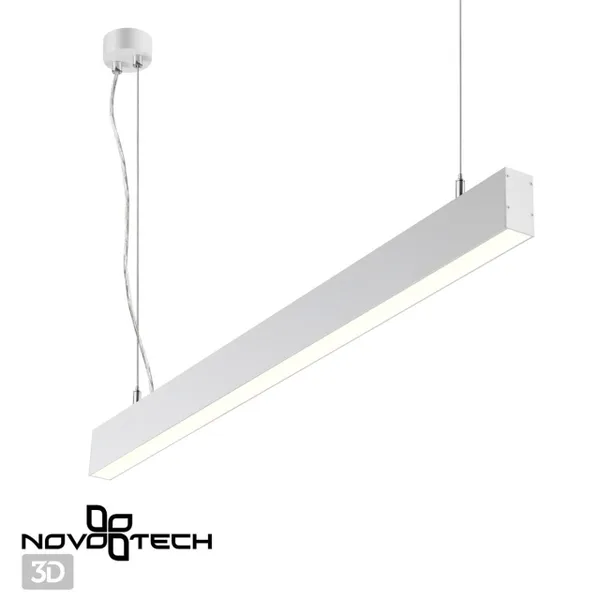 Св-к подвесной св/д IP20 LED 4000K 30W вниз + 12W вверх 220V ITER белый NOVOTECH — фото 2