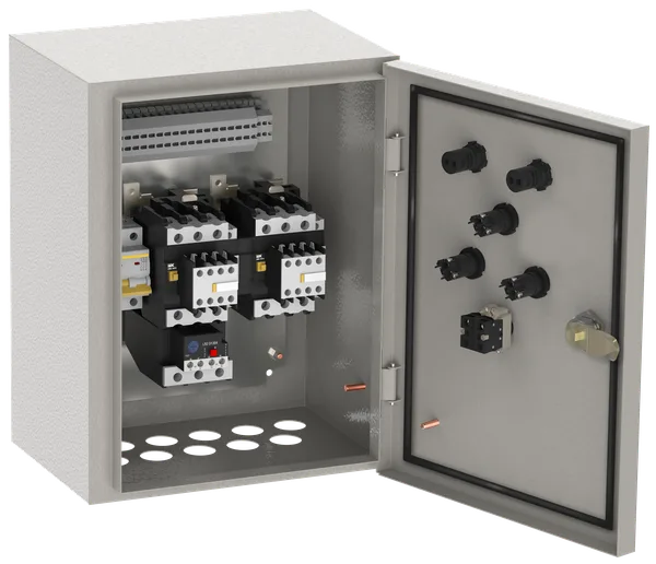 Ящик упр. РУСМ5411-2074 реверс. 1 фидер 1А IP54 IEK