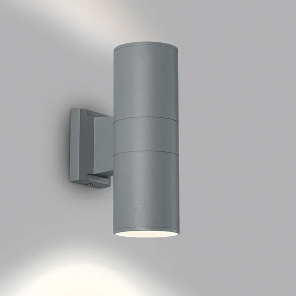 Светильник уличный светодиодный Feron DH0706, 2*10W, 1600Lm, 3000K, серый — фото 2