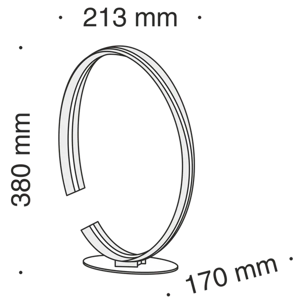Настольная лампа 18Вт 3000K Черный IP20 Azumi MOD036TL-L23B Technical Maytoni — фото 2