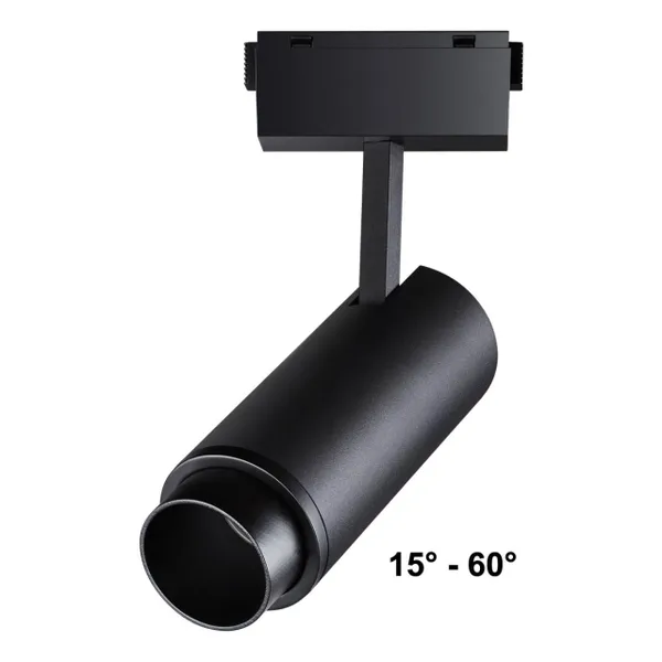 Трековый св-к для низков.шинопровода IP20 LED 4000K 30W 48V KIT черный C NOVOTECH — фото 2