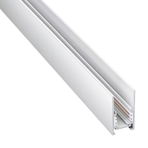 Низковольтный шинопровод 2м (токопровод и заглушки в комплекте) IP20 48V FLUM белый NOVOTECH — фото 2