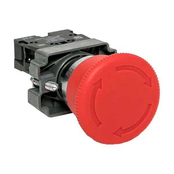 Кнопка BS542 поворотная красная грибок NC IP65 PROxima EKF