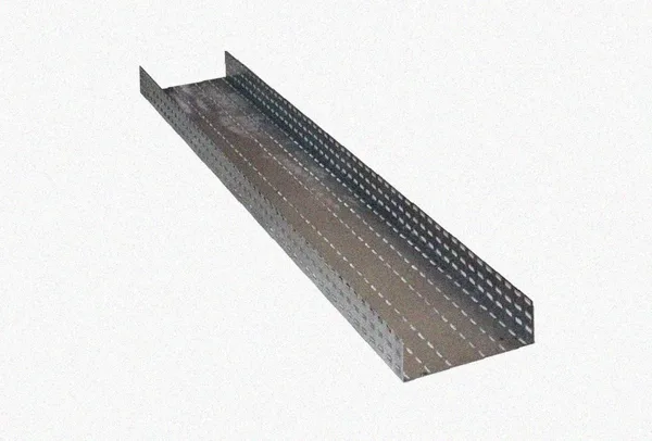 Лоток перфорированный ЛМ 250х150х3000 УТ1,5, оцинкованный лист, S1,5 Курганский ЗЭМИ