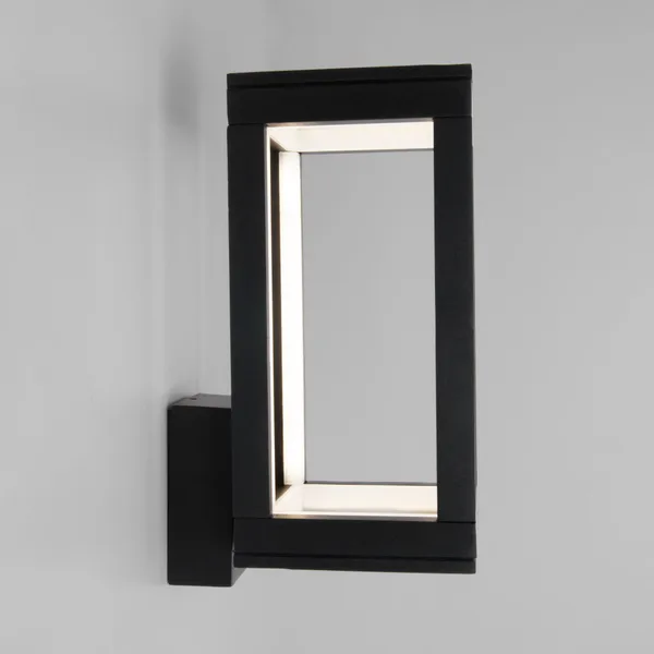 Уличный настенный светодиодный светильник 12Вт 4000К черный IP54 Frame (a051855) Elektrostandard — фото 3