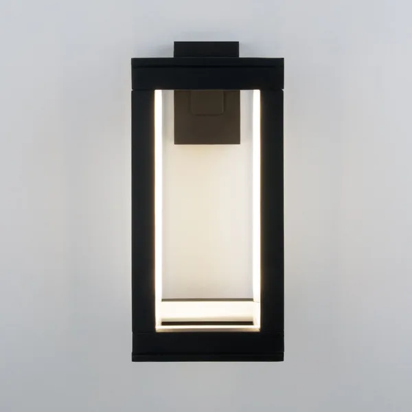 Уличный настенный светодиодный светильник 12Вт 4000К черный IP54 Frame (a051855) Elektrostandard — фото 4