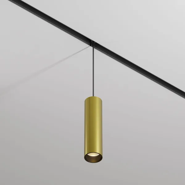 Трековый подвесной светильник LED 12Вт Черный и Латунь IP20 Magnetic track system Exility TR041-4-12W3K-M-DS-BBS Technical Maytoni — фото 3