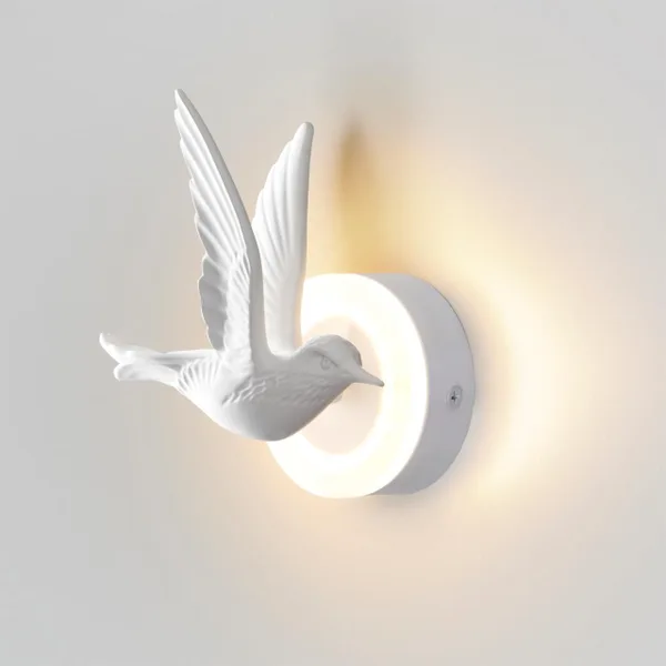 Настенный св-к IP20 LED 3W 122Лм 3000K COLOMBELLA белый гипс ODEON LIGHT — фото 7