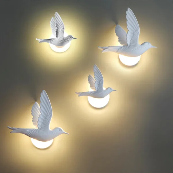 Настенный св-к IP20 LED 3W 122Лм 3000K COLOMBELLA белый гипс ODEON LIGHT — фото 4