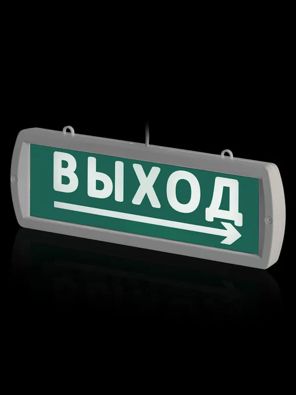 Оповещатель охранно-пожарный световой Топаз-24-Д "Направление к выходу" 24 В, IP52 TDM — фото 8