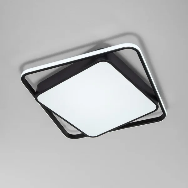 Потолочный светодиодный светильник черный IP20 (90252/1) Eurosvet — фото 3