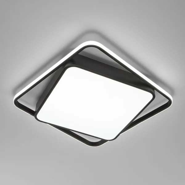 Потолочный светодиодный светильник черный IP20 (90252/1) Eurosvet