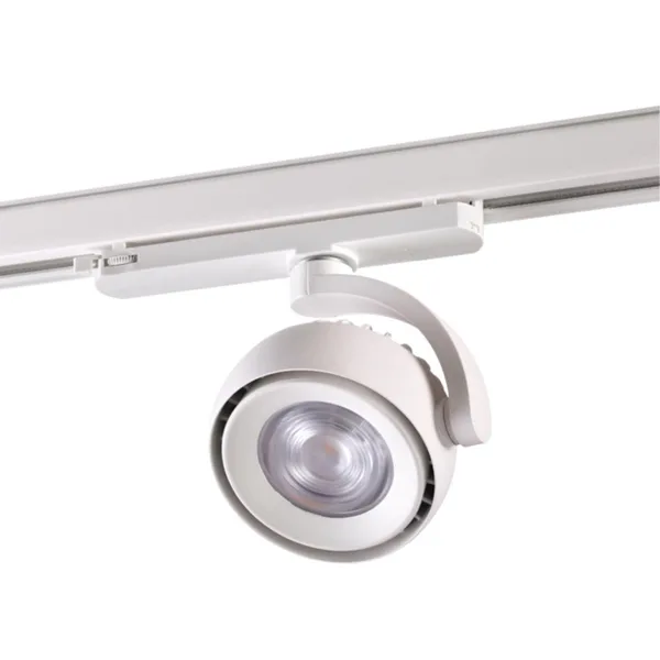 Трехфазный трековый св/д св-к IP20 LED 4000K 20W CURL белый NOVOTECH