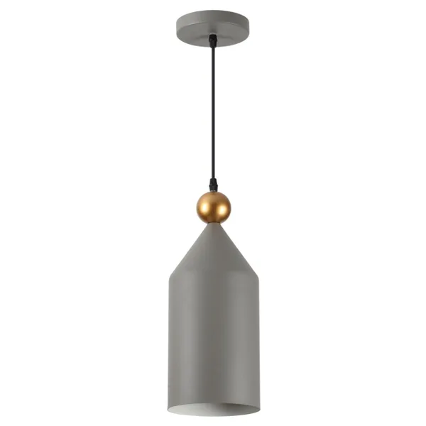 Подвес Е27 1*40W BOLLI серый/золотой B ODEON LIGHT