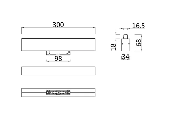Светильник трековый 12Вт 3000K Белый IP20 BASIS TR012-2-12W3K-W Technical Maytoni — фото 2