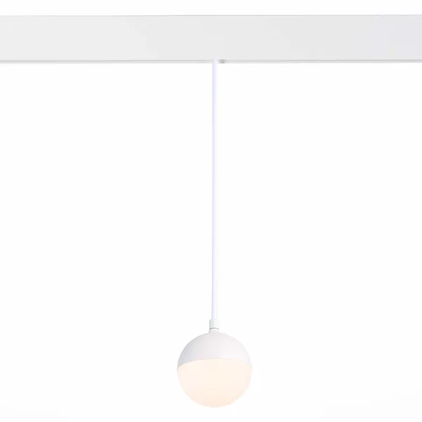 Магнитный трековый светильник подвесной Белый LED 1*7Вт 3000К 520Lm Ra>80 120° IP20 D90xH90 48В ST358.533.07 ST LUCE