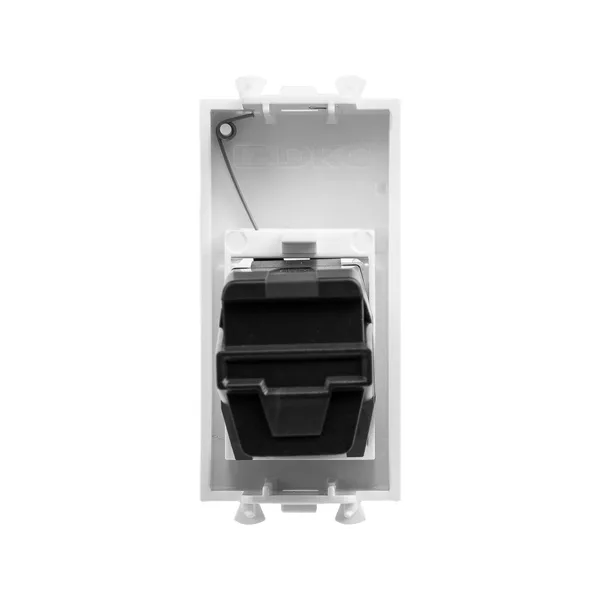 HDMI розетка модульная, тип А-А, "Avanti", "Белое облако", 1 модуль DKC — фото 3