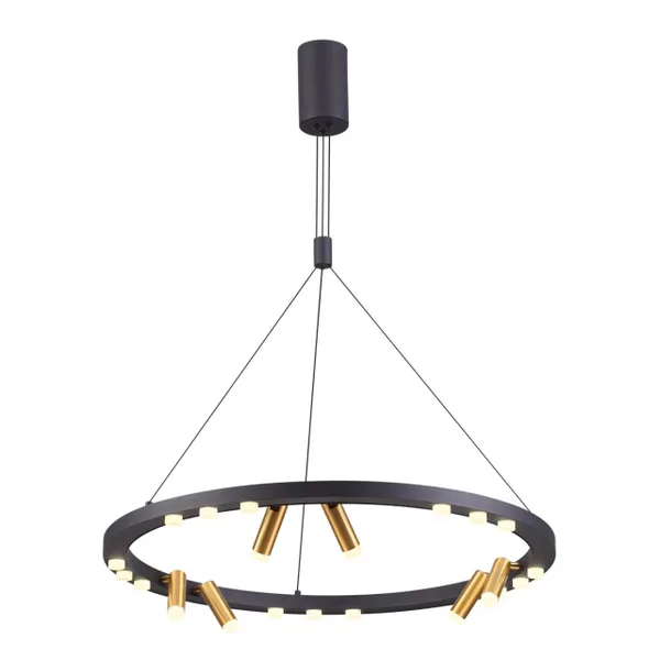Подвесной св-к LED 63W 4000K BEVEREN черный/золотистый/металл ODEON LIGHT — фото 3