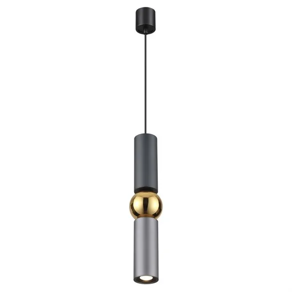 Подвес GU10 1*5W SAKRA серый/золото ODEON LIGHT