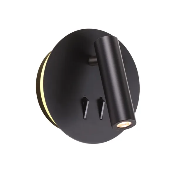 Наст-й св-к с лампой д/чтения с выкл LED 9W 3000K 220V BEAM черн/металл ODEON LIGHT — фото 4