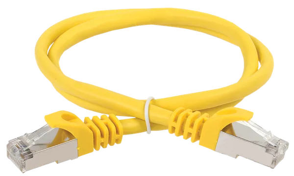ITK Коммутационный шнур (патч-корд) кат.6 FTP PVC 10м желтый