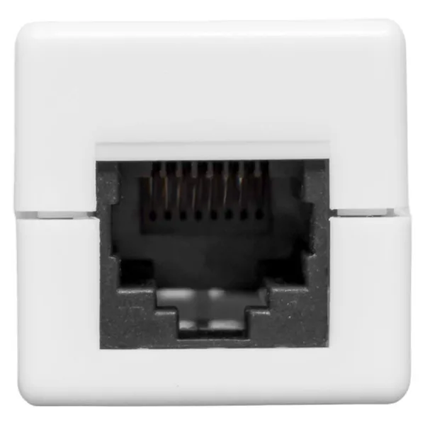 Адаптер проходной TERACOM PRO Cat,6 неэкранированный RJ45-RJ45 белый EKF — фото 2