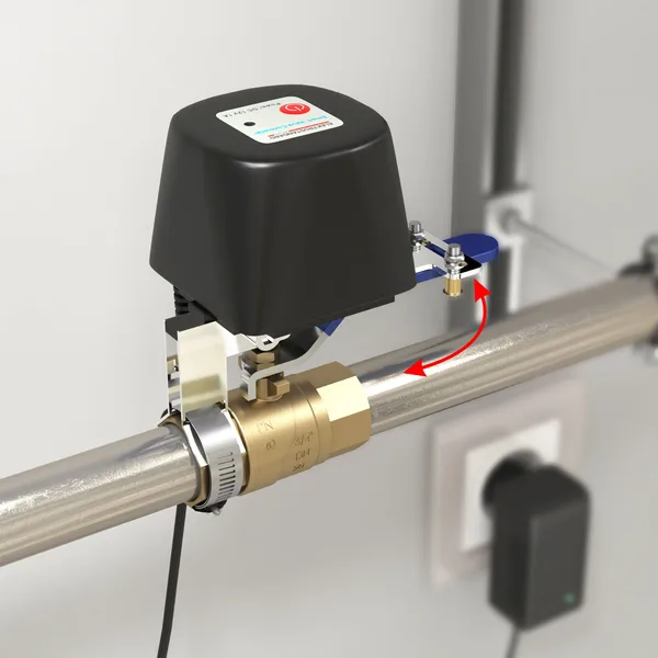 Умный электропривод для запорного крана черный IP20 (a060342) Elektrostandard — фото 4