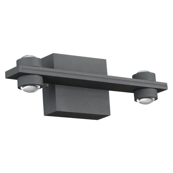 Ландшафтный настенный св-к IP54 LED 4000K 8W 85-265V CALLE темно-серый F NOVOTECH