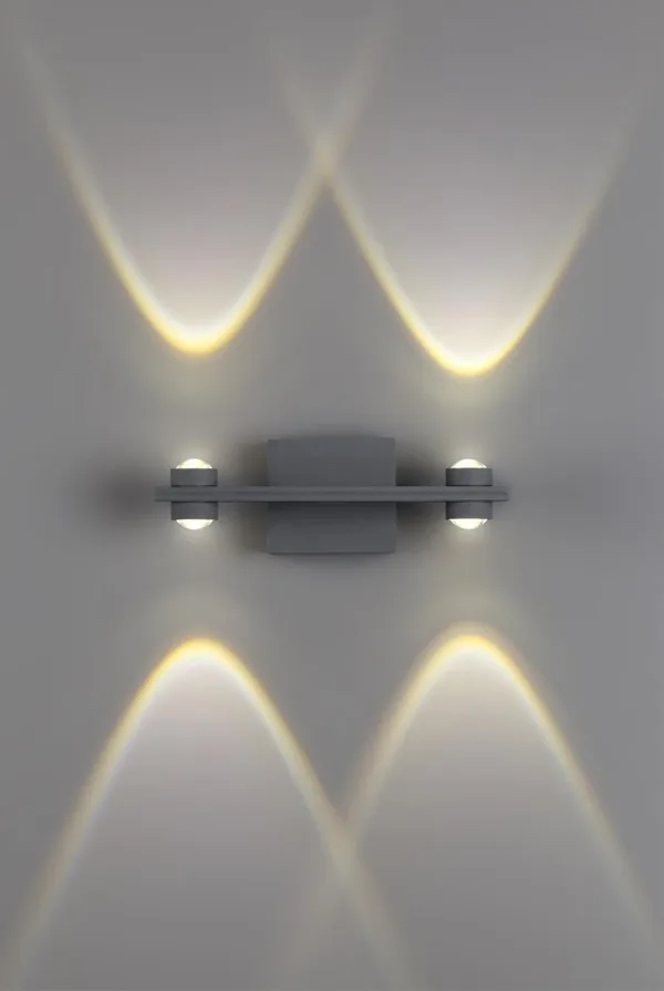 Ландшафтный настенный св-к IP54 LED 4000K 8W 85-265V CALLE темно-серый F NOVOTECH — фото 3