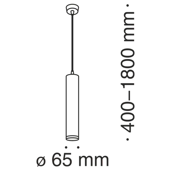 Подвесной светильник 1*GU10 50Вт Графит IP20 Shelby P020PL-01GF Technical Maytoni — фото 4