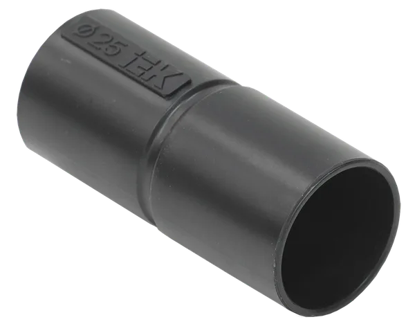 Муфта труба-труба GI25G черная IEK