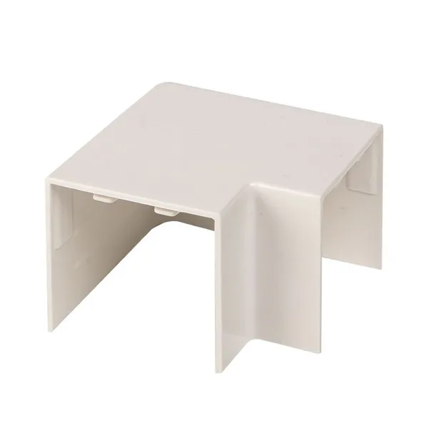 Поворот 90 гр, (40х40) (4 шт) белый EKF-Plast