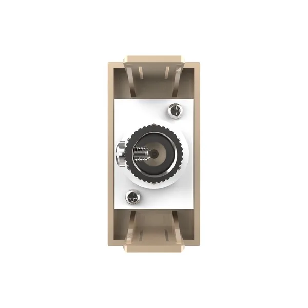 ТВ-розетка золотая (механизм) Livolo — фото 4