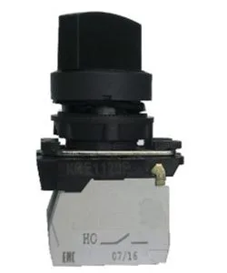 Переключатель КПЕ 2520 -Р УХЛ2, чёрный, 2но+0нз, ручка с фиксацией на 3 положения, IP54 Электротехник