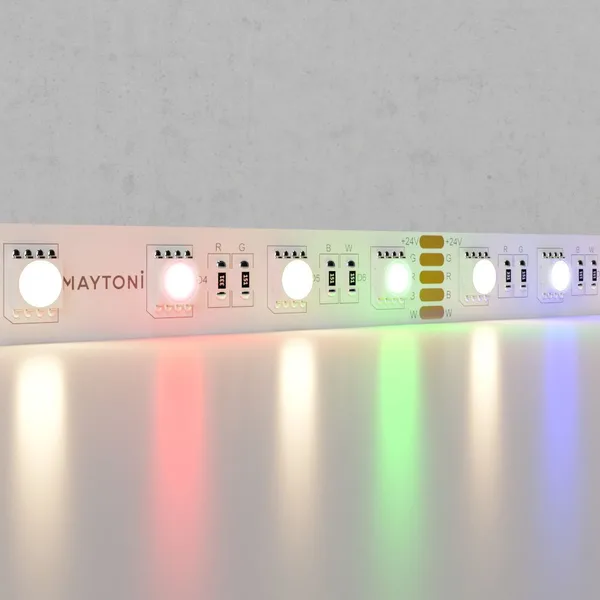 Лента светодиодная 24В 5050 19,2Вт/м 60LED/м RGBW 3000K 5м IP20 Technical Maytoni — фото 2