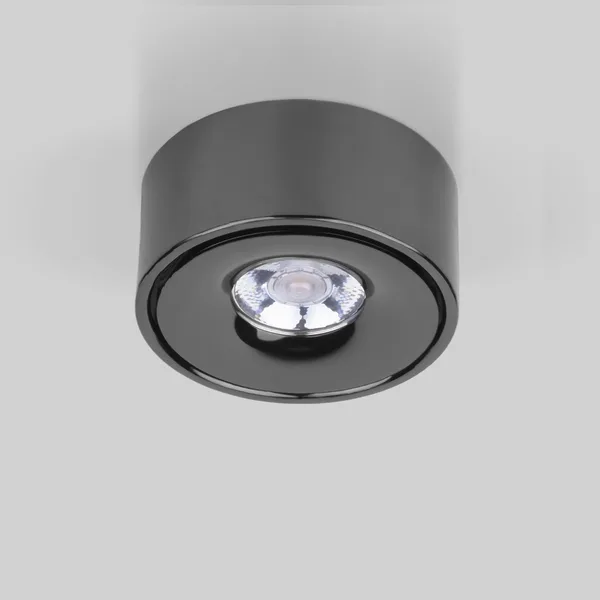 Накладной светодиодный светильник 8Вт 4200К чёрный жемчуг IP20 Glide (a059330) Elektrostandard