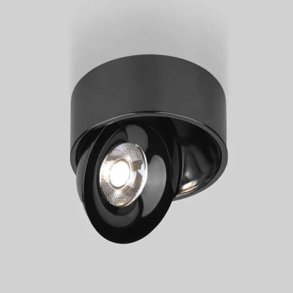 Накладной светодиодный светильник 8Вт 4200К чёрный жемчуг IP20 Glide (a059330) Elektrostandard — фото 3